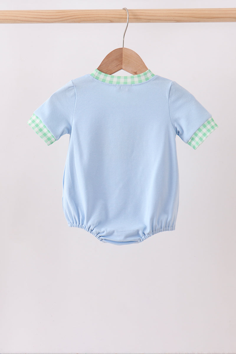 Blue Farm Embroidered Bubble