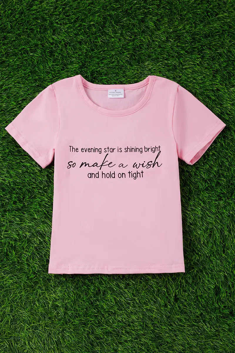 PINK GRAPHIC TEE SHIRT. TPG25153071 SOL