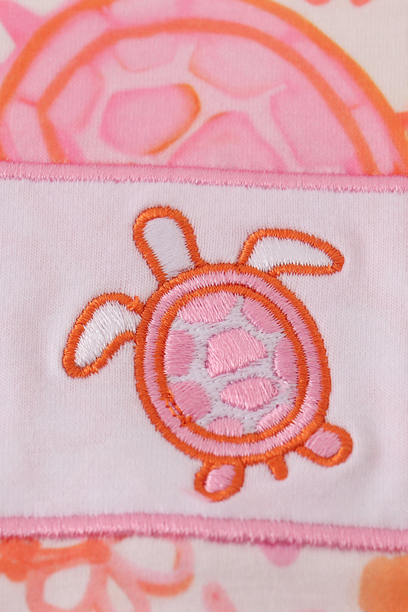 Pink Floral Ruffle Bubble