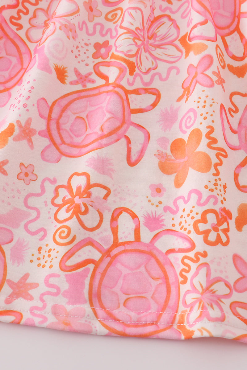 Pink Floral Dress