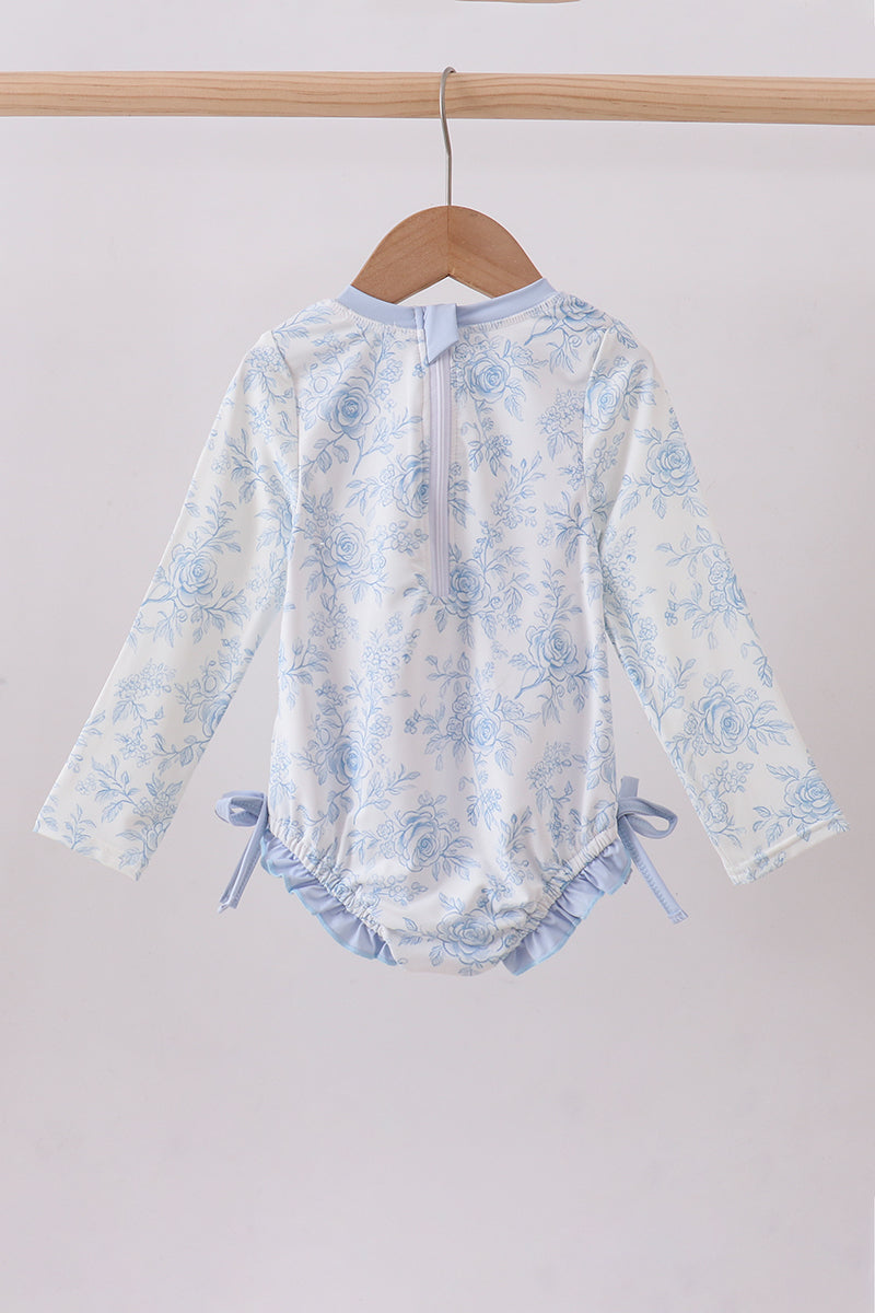 Blue Whale Applique  Rashguard