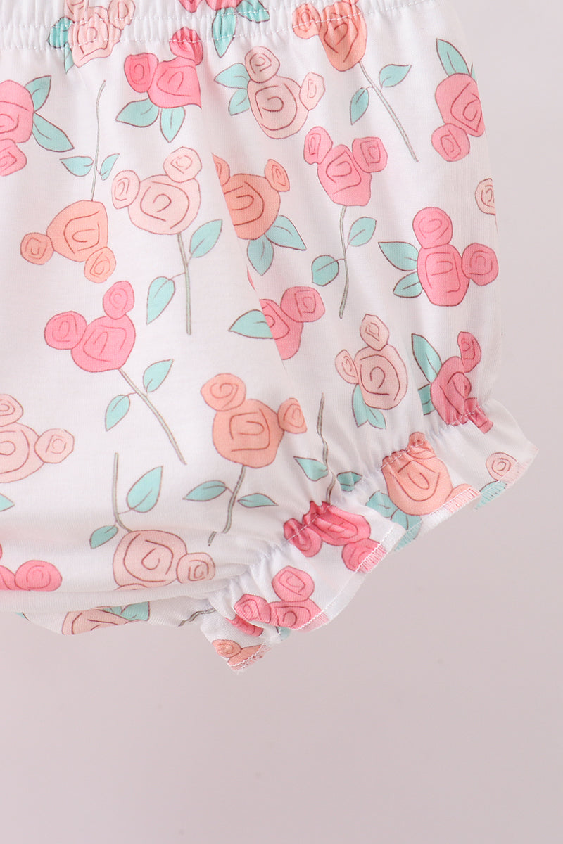 Happy Place Embroidered Bloomer Set